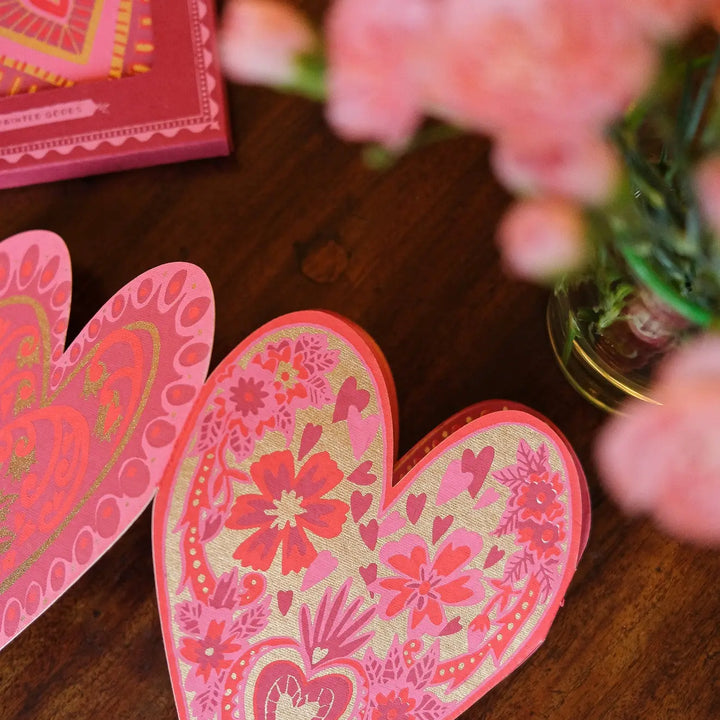 Hearts Concertina Garland