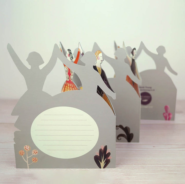 Dancers Die-Cut Card