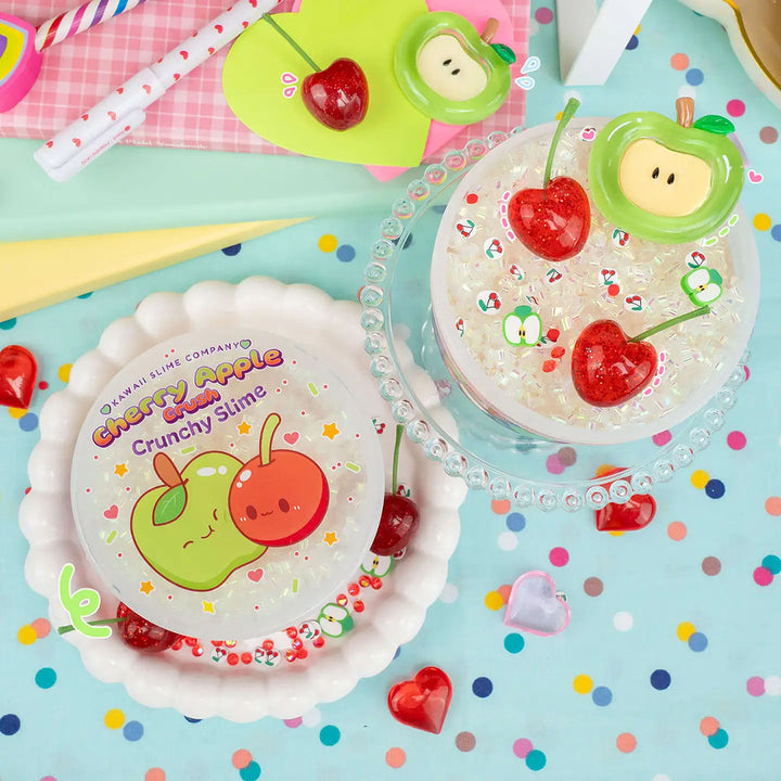 Cherry Apple Crush Crunchy Signature Dome Slime
