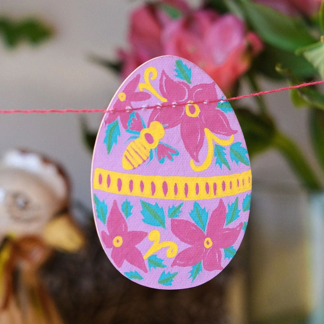 NEW Easter Egg Sewn Garland