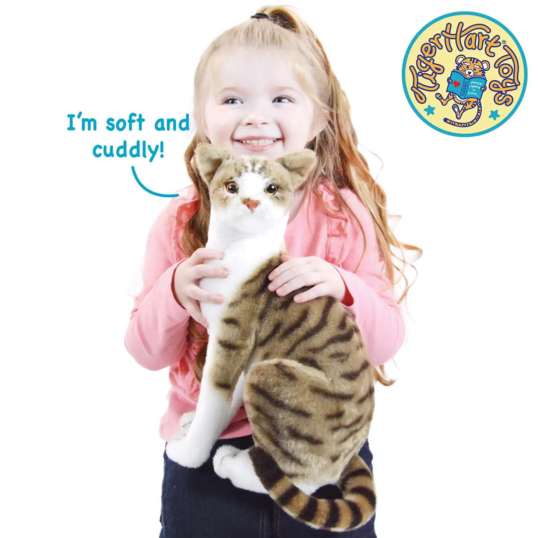 Amy The American Shorthair Cat - 14" Stuffed Animal Plush
