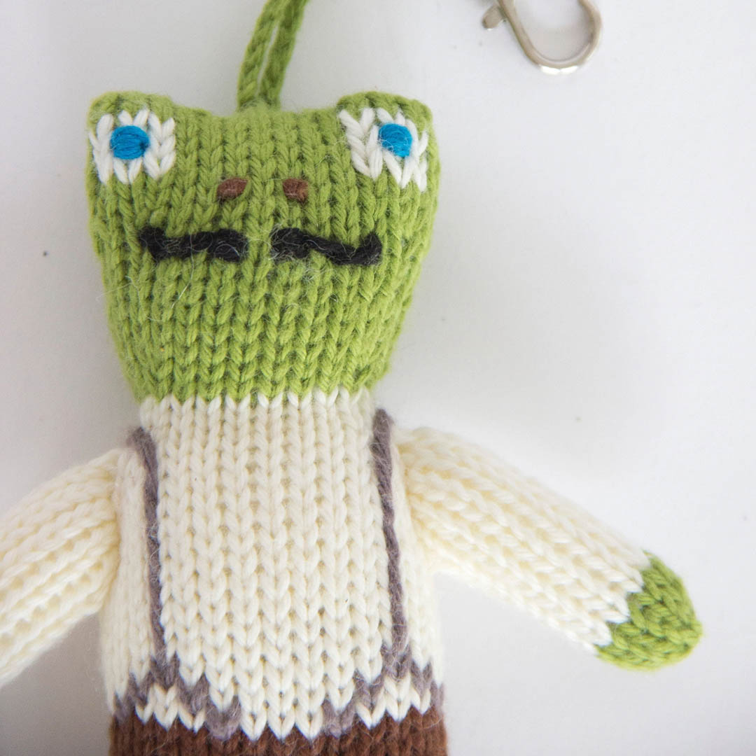 Bag Charm- Luigi the Frog