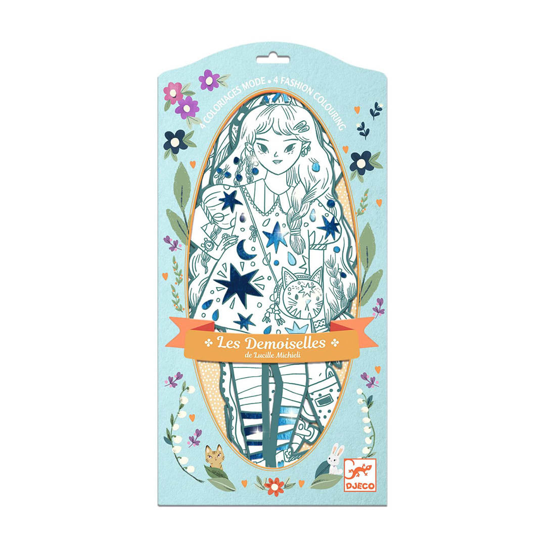 Les Demoiselle Angèle & Friends Coloring Set