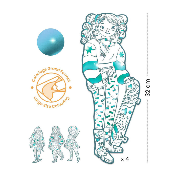 Les Demoiselle Angèle & Friends Coloring Set