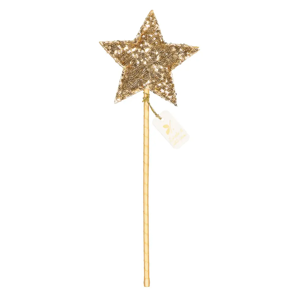 French Glitter Sequin Wand- Gold