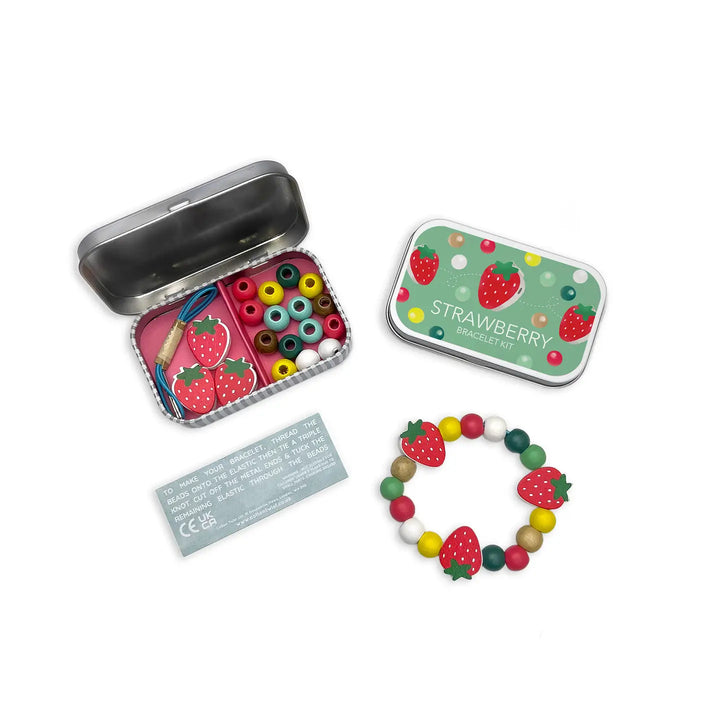 NEW Strawberry Bracelet Tin Gift Kit