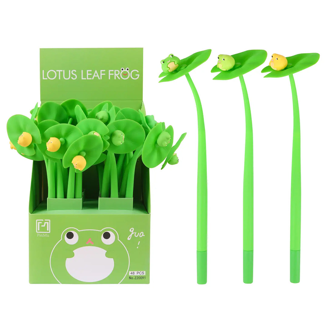 Frog Lily Wiggle Pad Gel Pen