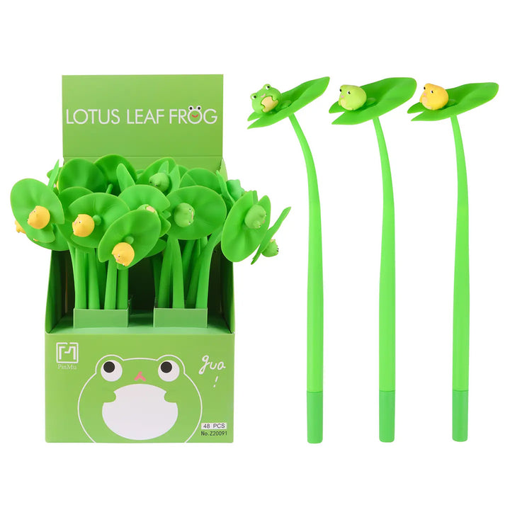 Frog Lily Wiggle Pad Gel Pen