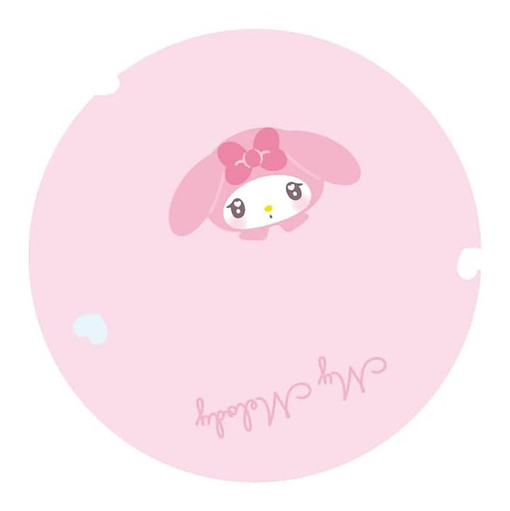 Official Sanrio My Melody Plush Face Pouch Bag