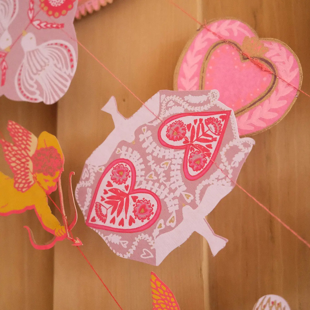 Love Birds Sewn Garland