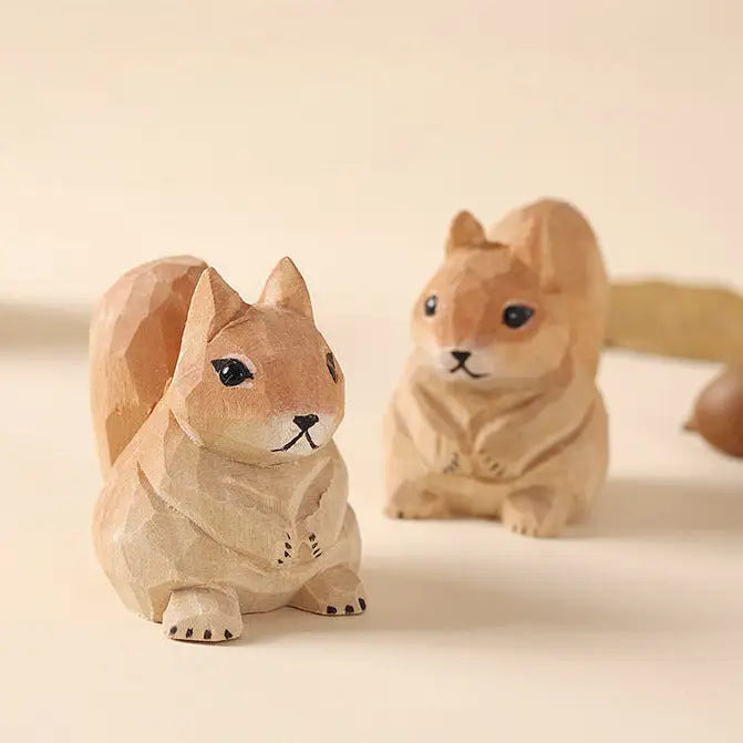 Handmade Wooden Animal- Squirrel