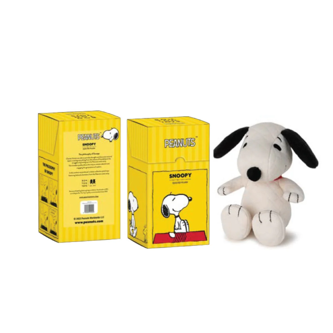 Peanuts Snoopy Plush Doll- Quilted with Gift Box 7"