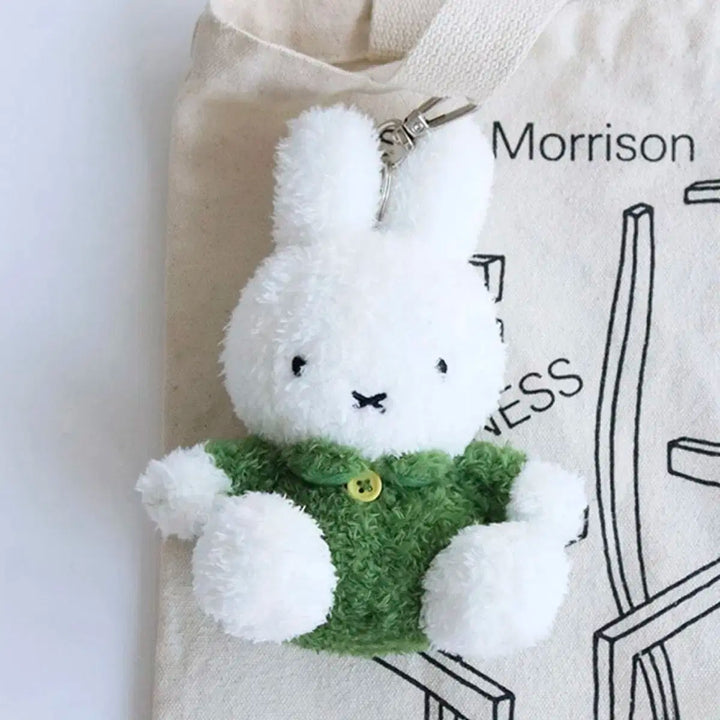 Miffy Fuzzy Backpack Keychain