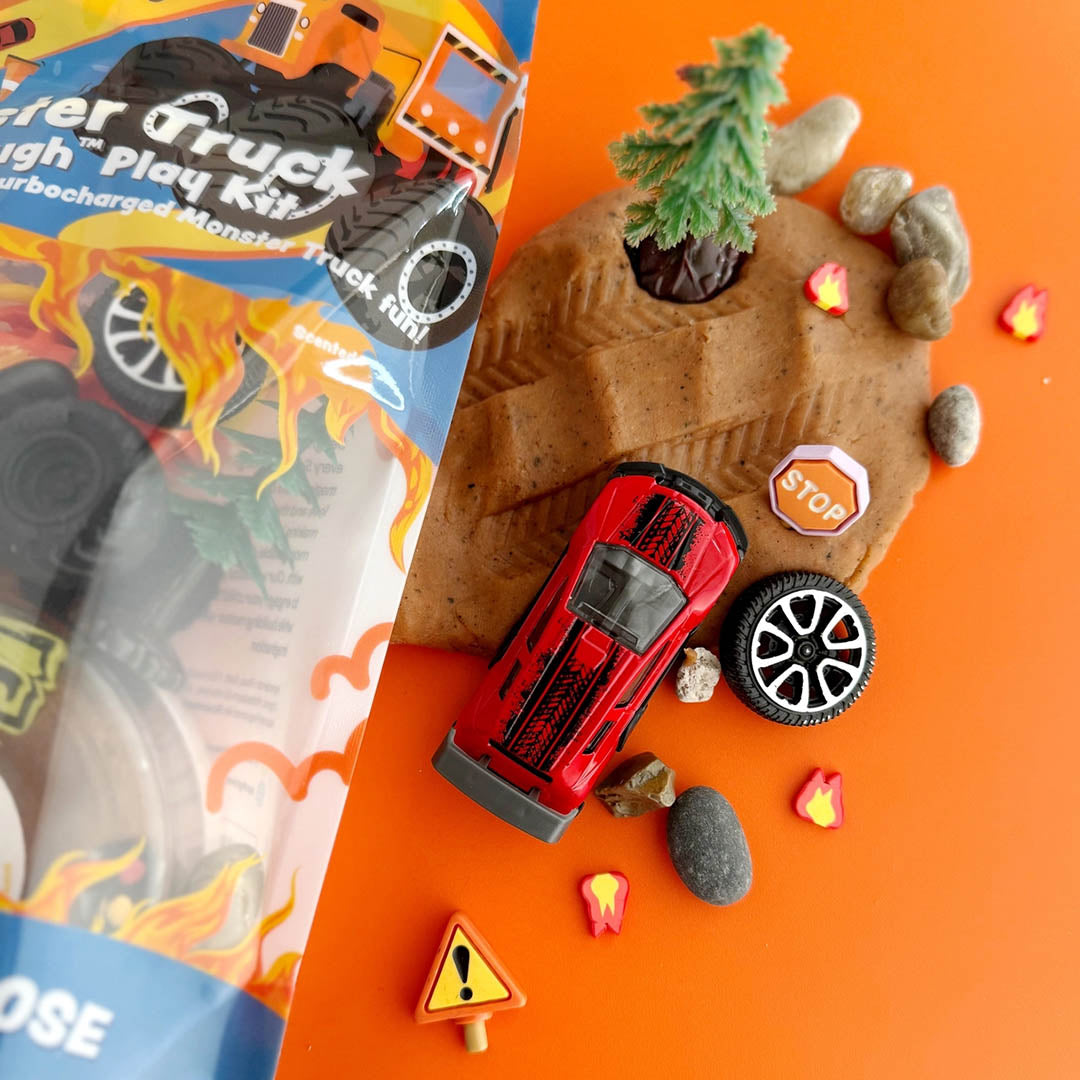 Scented Natural Sensory Play Dough Kit- Monster Truck KidDough