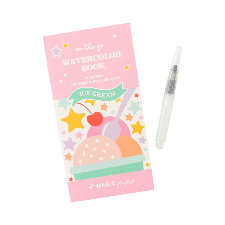 Ice Cream Watercolor Book