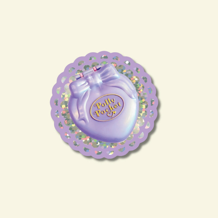 Polly Pocket Glitter Vinyl Sticker