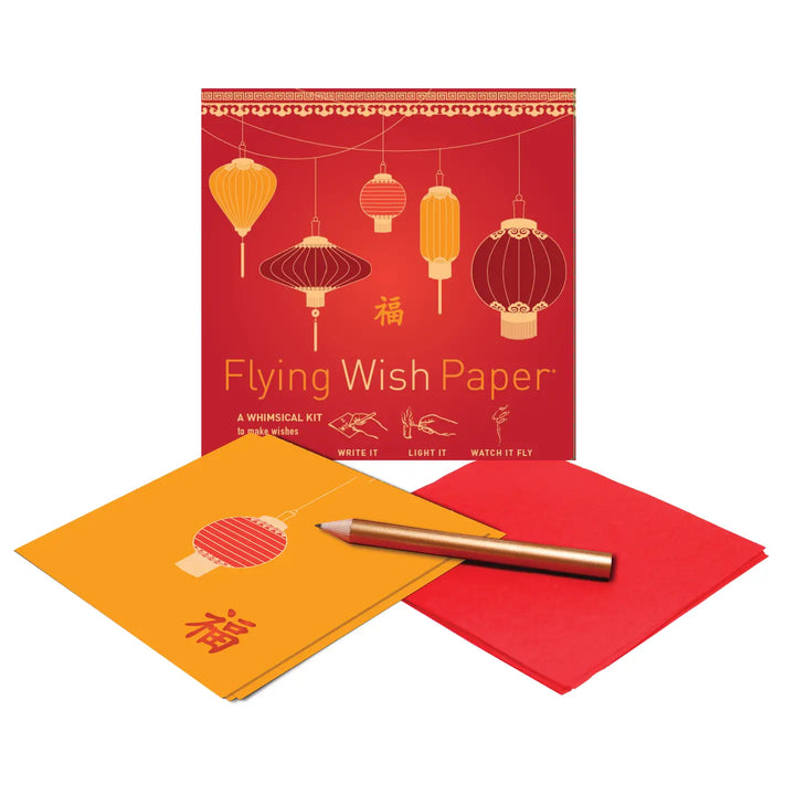 Flying Wish Paper Set: Good Luck Lunar New Year