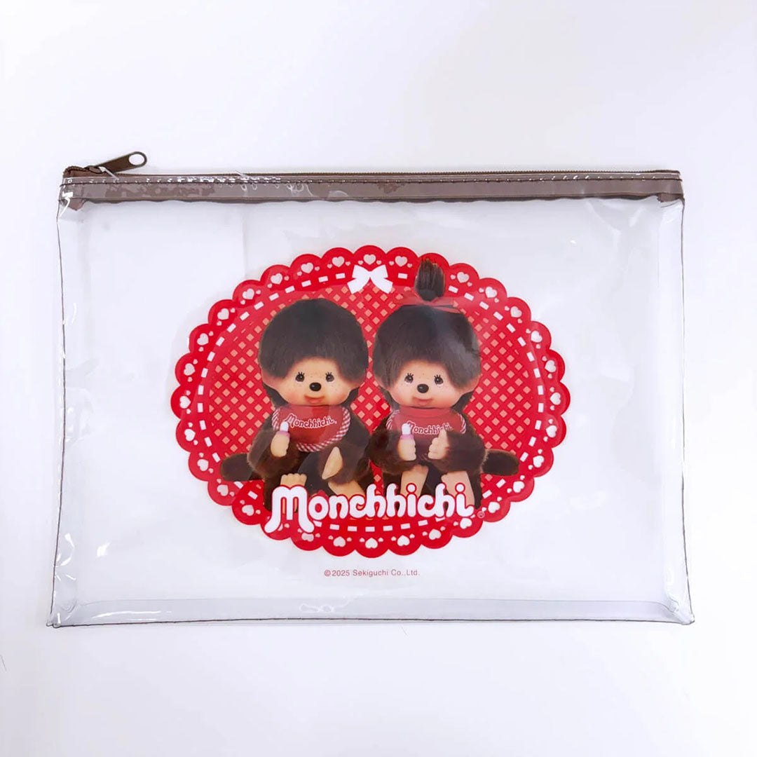 Free Big Monchhichi Clear Pouch with Orders Over $100!