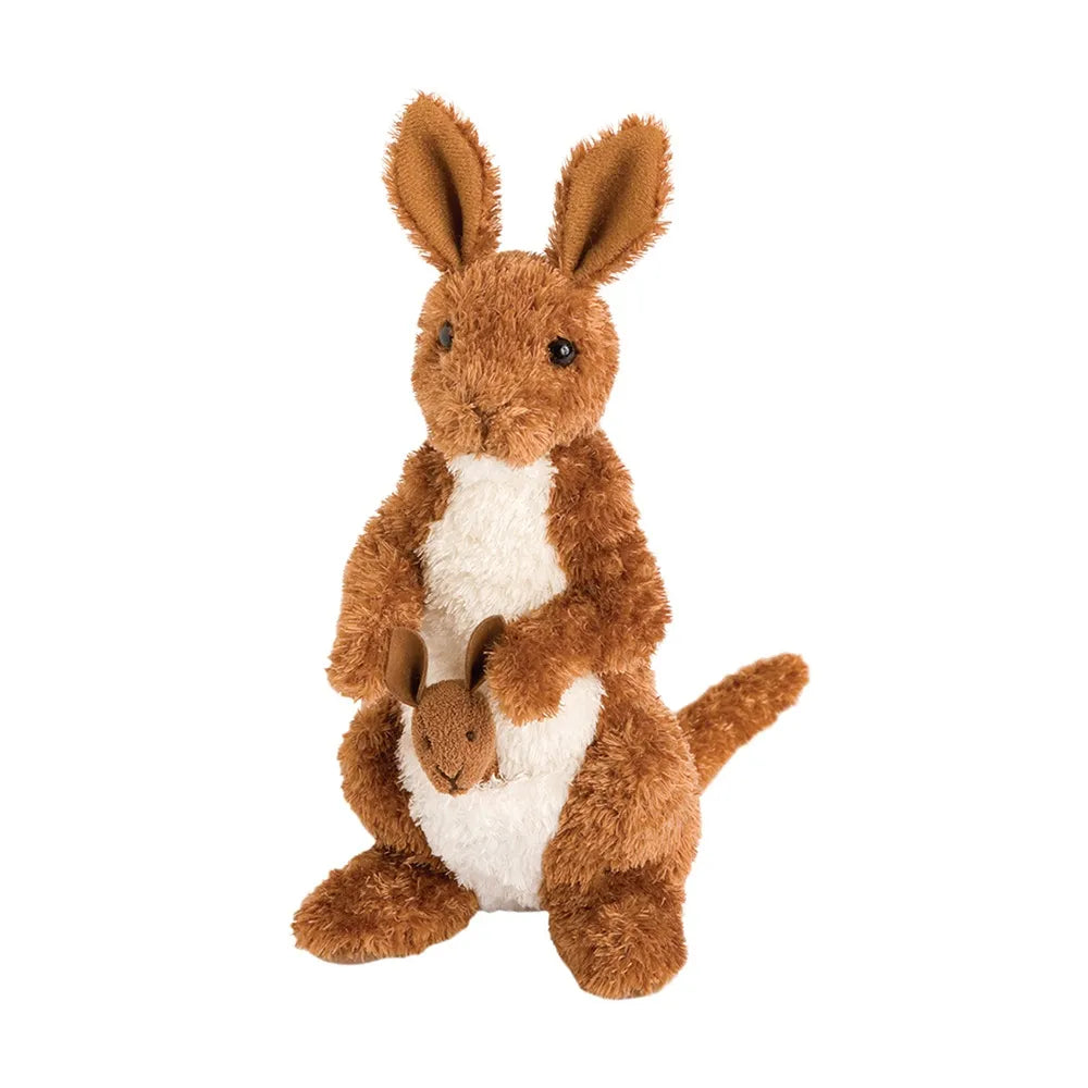 Melbourne Kangaroo with Joey Stuffed Animal Plush- Small