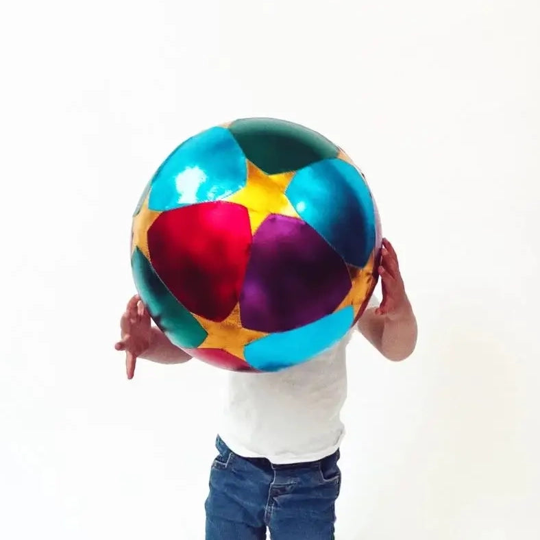 Large Inflatable Ball- Multicolor Star