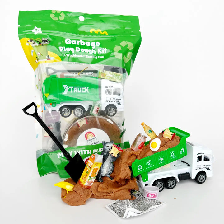 NEW Scented Natural Sensory Play Dough Kit- Garbage (Root Beer)