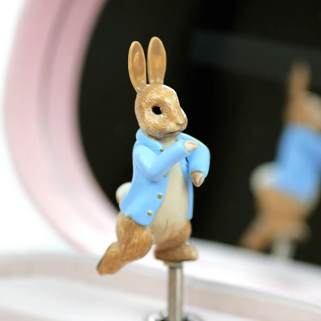 NEW French Treasure Musical Box- Heart Peter Rabbit