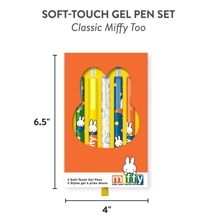 Soft-Touch Gel Pen Set Classic Miffy Too