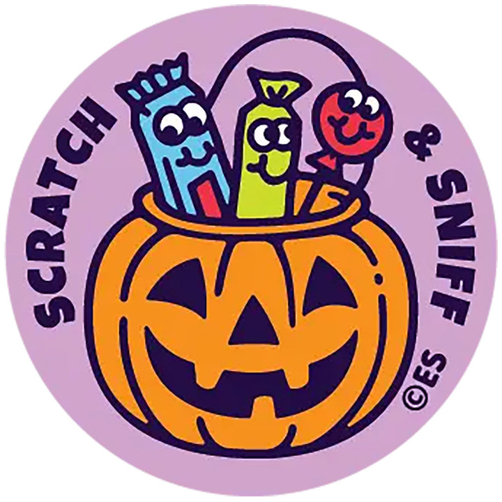 Halloween Candy Scratch & Sniff Stickers