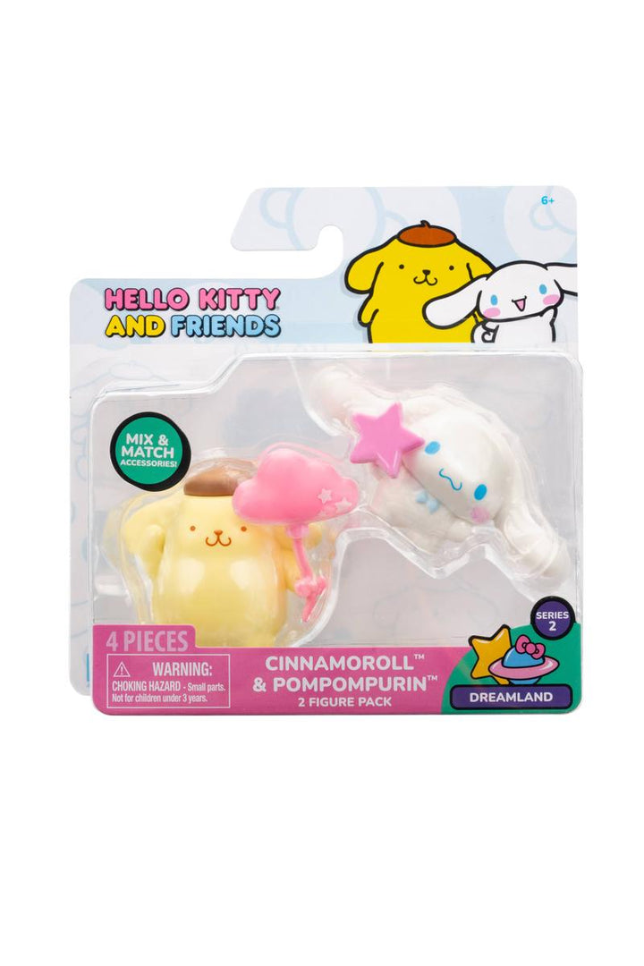 Hello Kitty & Friends 2" Dreamland 2 Figure Pack