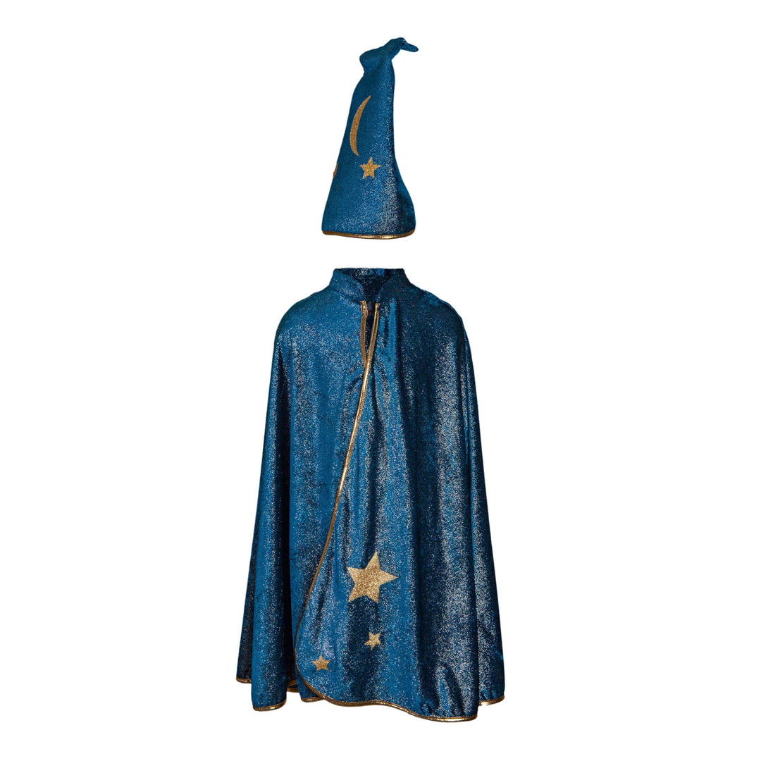 Starry Night Wizard Cape & Hat Set