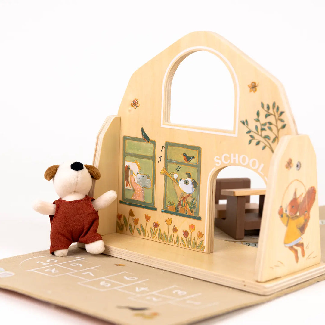 Mini Friends School Wooden Playset