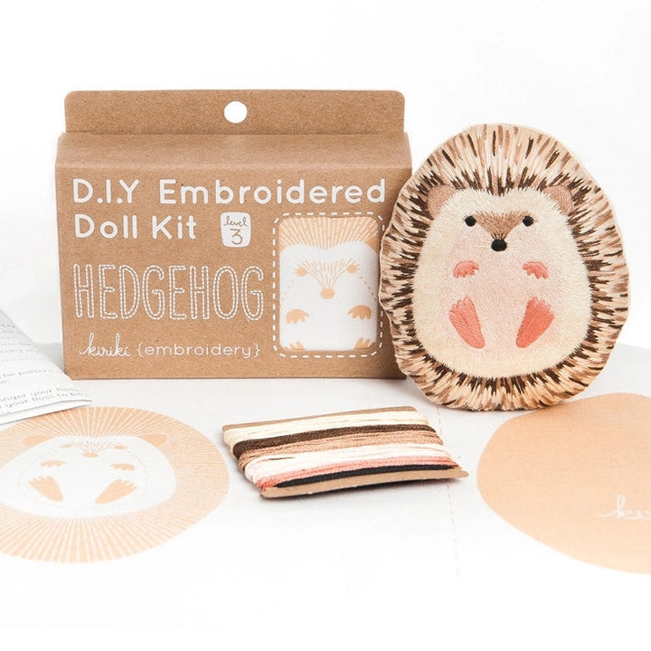 Embroidery Kit- Hedgehog