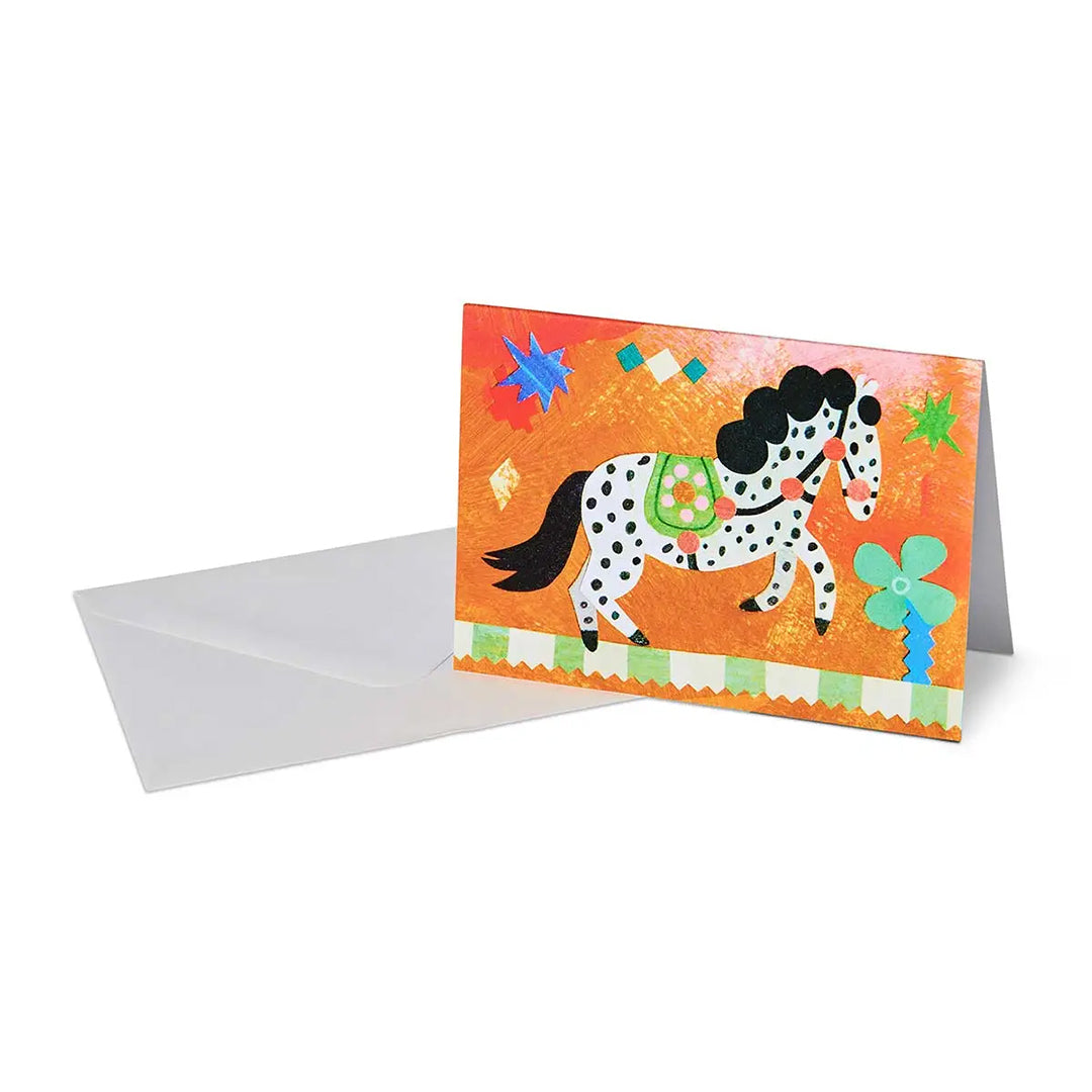Circus Pony Mini Greeting Card