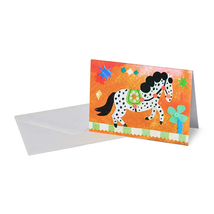 Circus Pony Mini Greeting Card