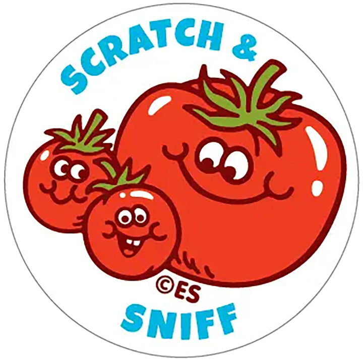 Tomato Scratch & Sniff Stickers