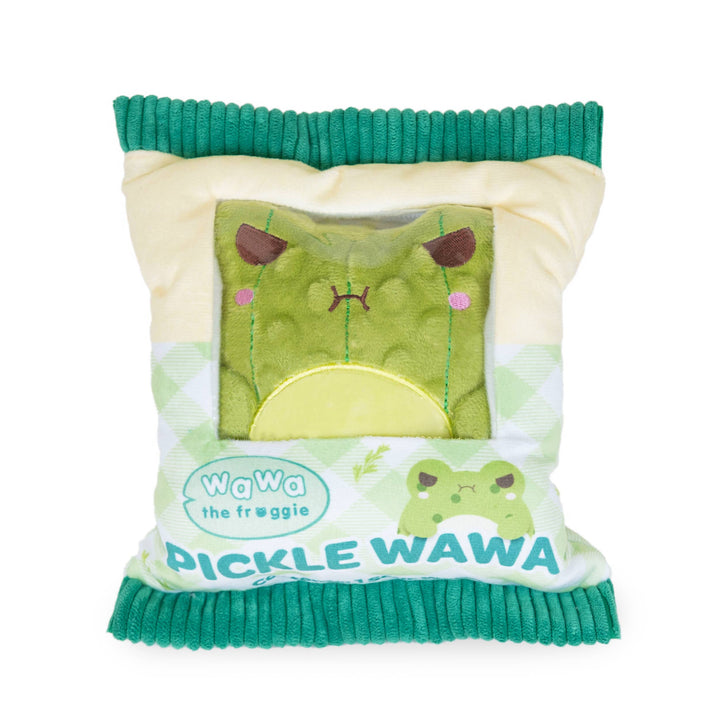 NEW Pickle Wawa (Cute Kawaii Frog Green Bag Food Snack Plush)