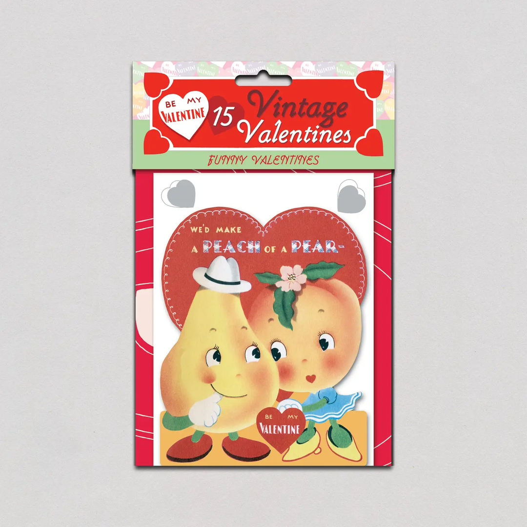 Retro Valentine Card Set- Funny Valentines