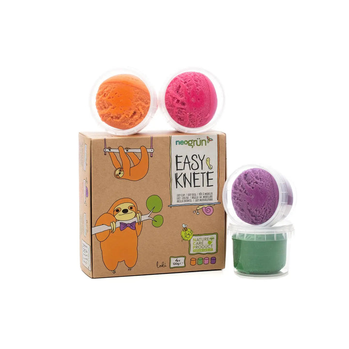 Organic Easy Vegan Clay Set of 4- Loki