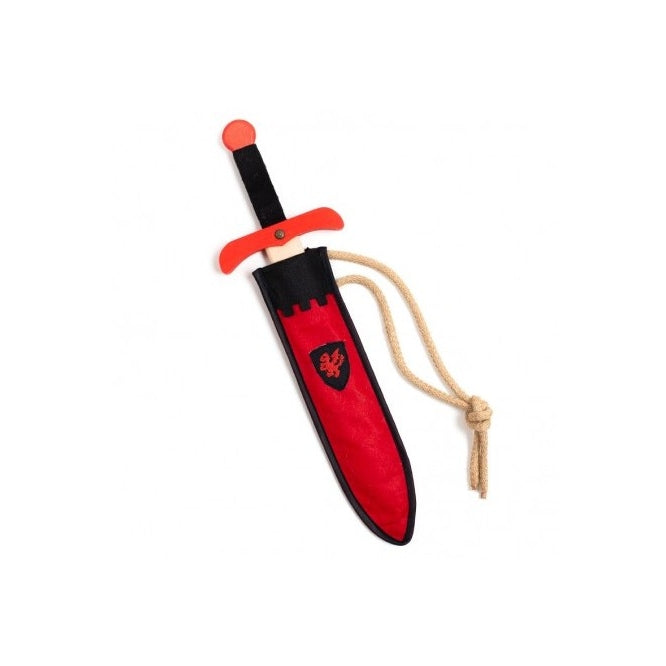 NEW Wooden Sword with Bag- Red