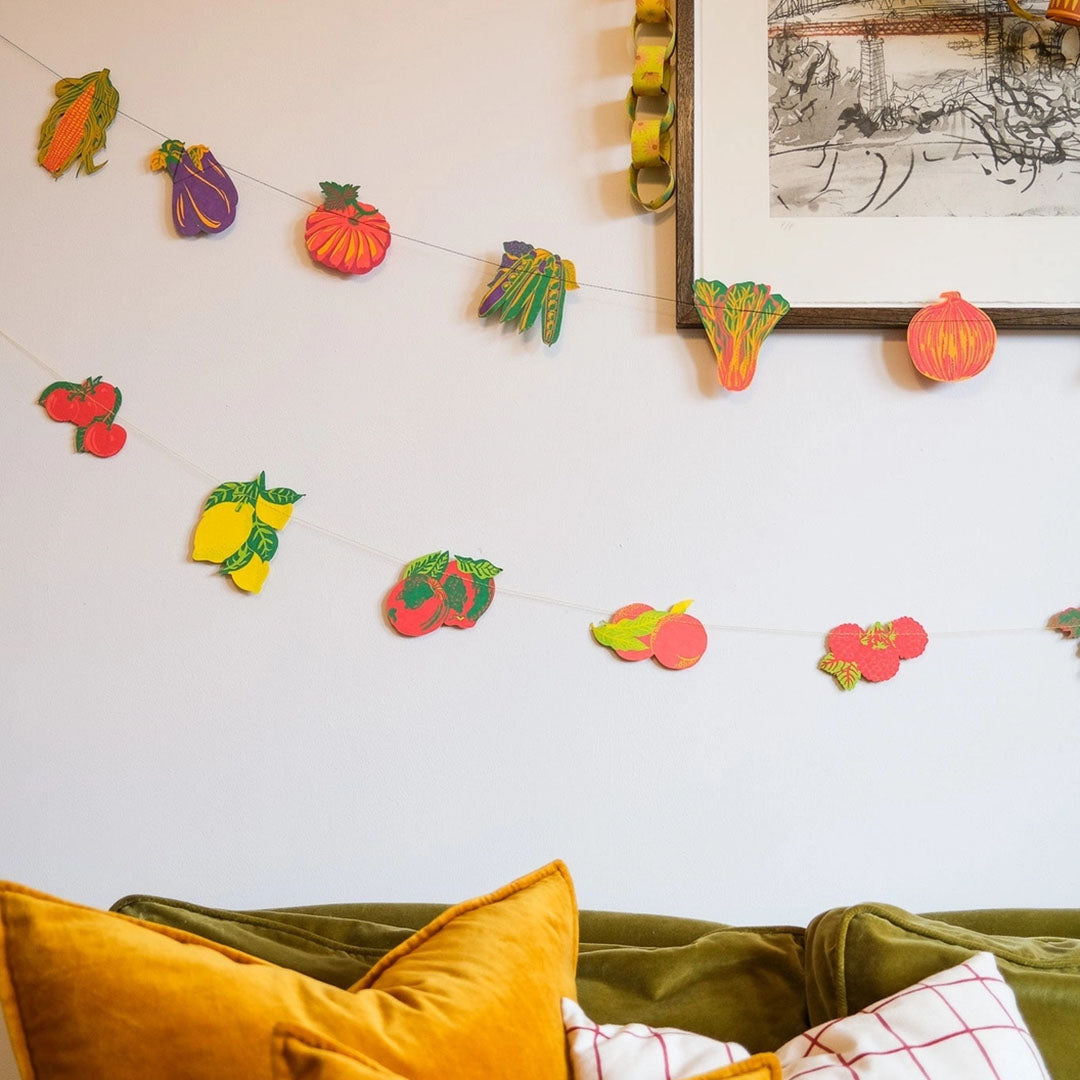NEW Fruit Sewn Garland