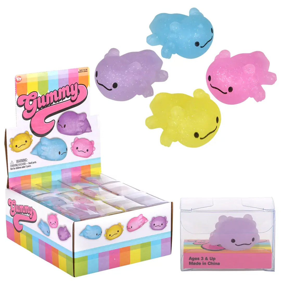 Gummy Axolotl Squish Toy