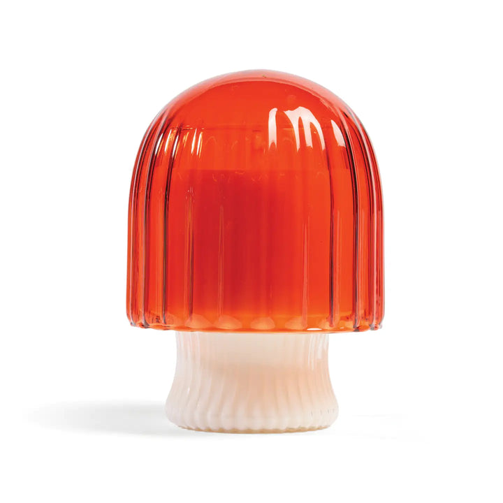 Swedish Dream Pine Mushroom Cloche Candle