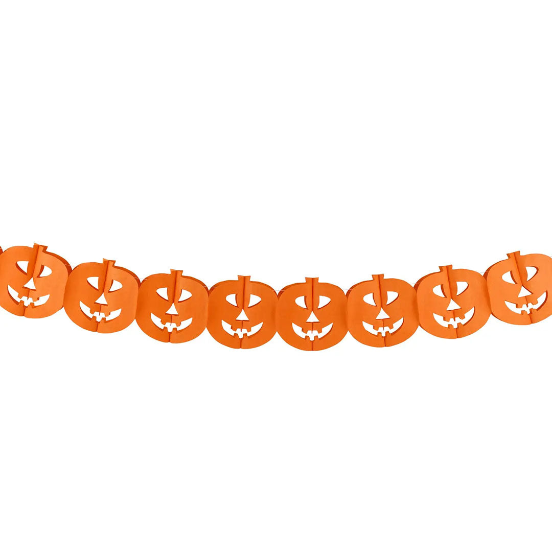 Jack O'Lantern Paper Garland Set