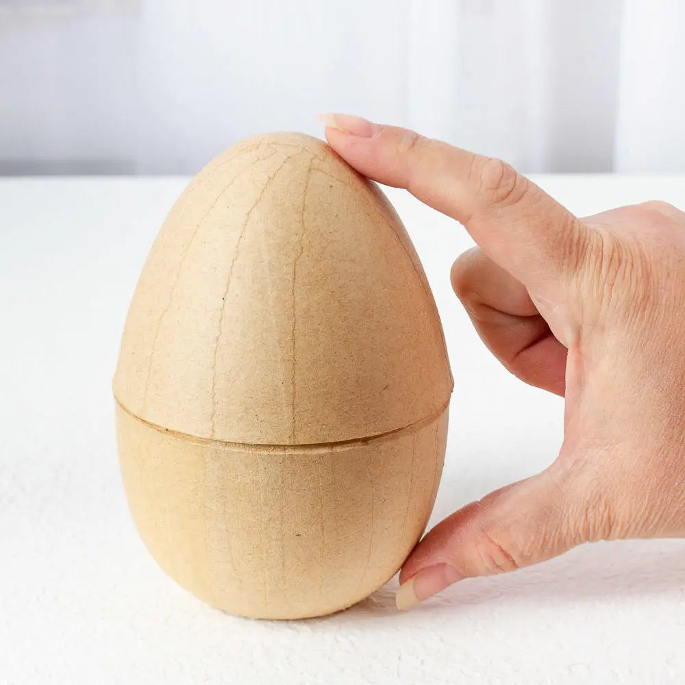 Fillable Paper Mache Easter Egg