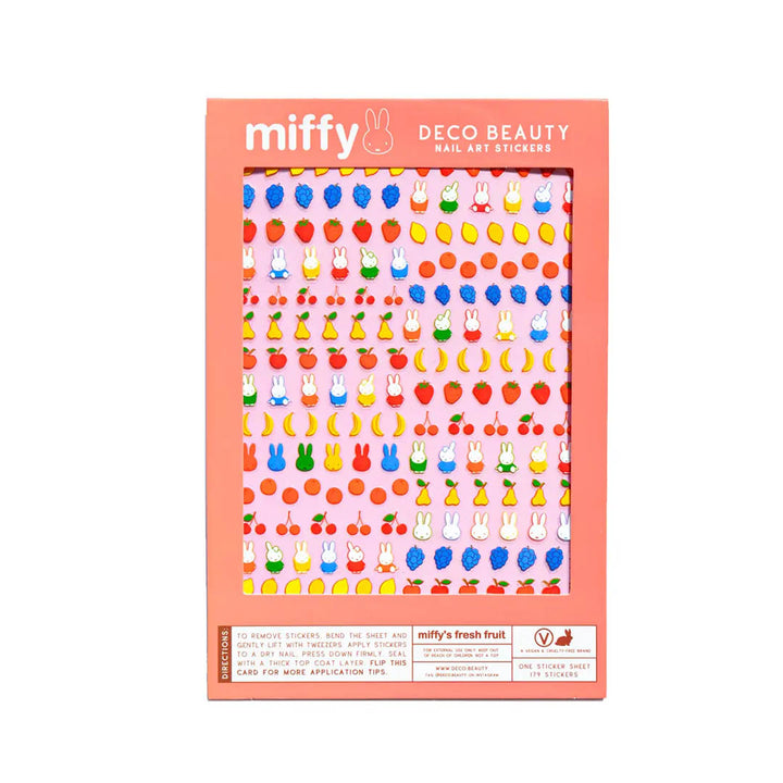 Nail Art Deco Stickers: Miffy's Fresh Fruit