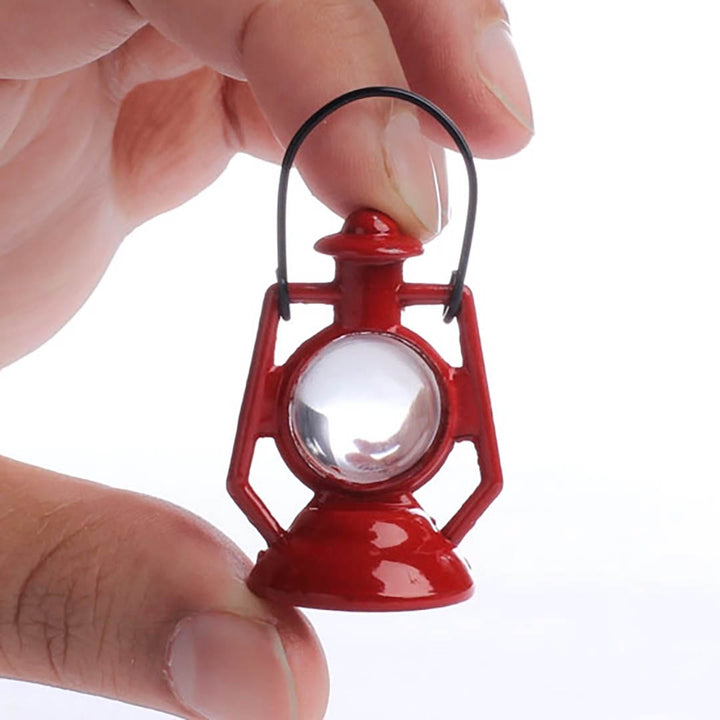 NEW Dollhouse Miniatures: Red Railroad Lantern