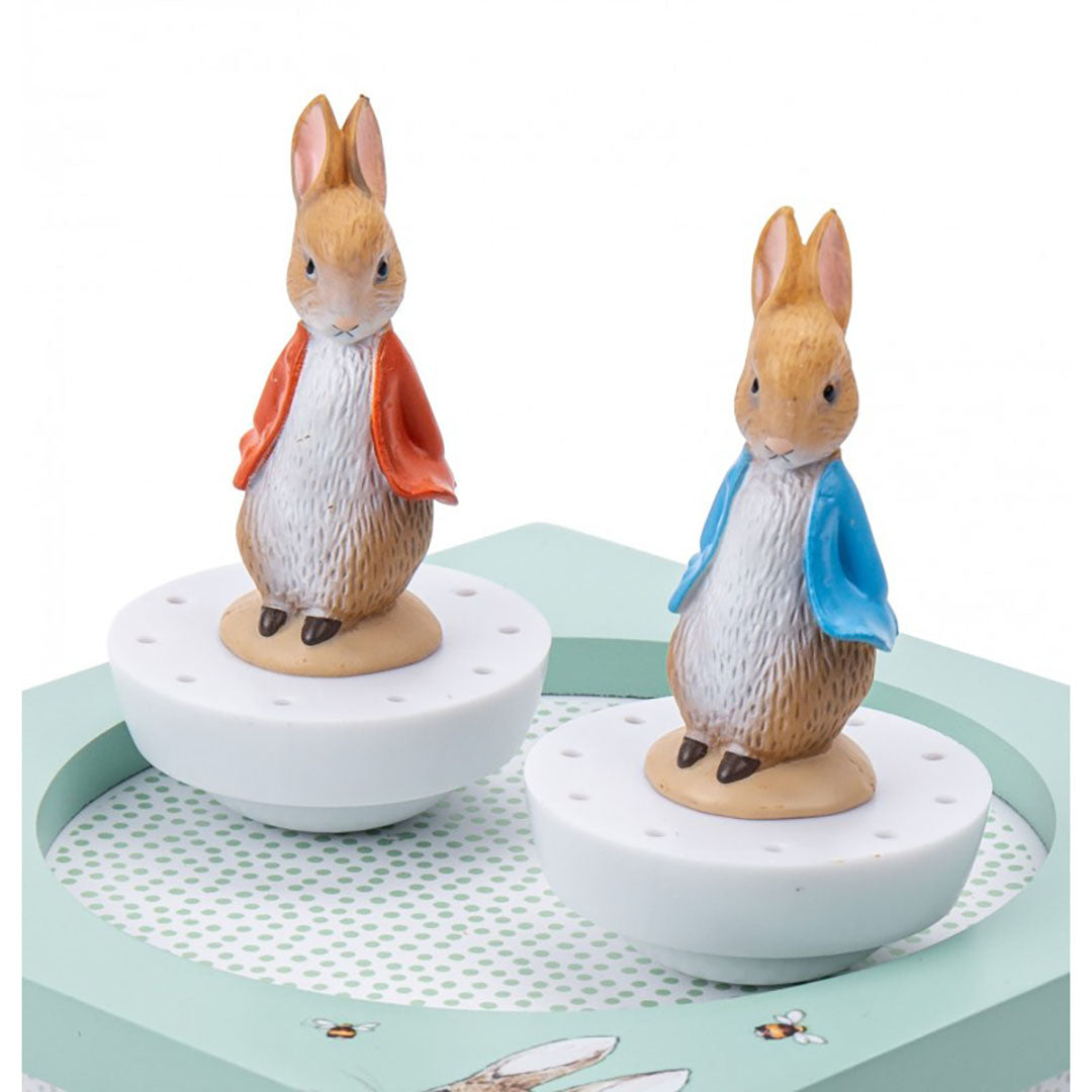 Dancing Peter Rabbit Music Box- Beatrix Potter