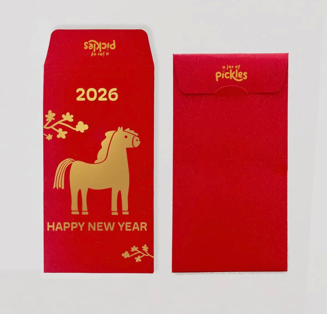 Lunar New Year Horse Red Envelope Set of 3
