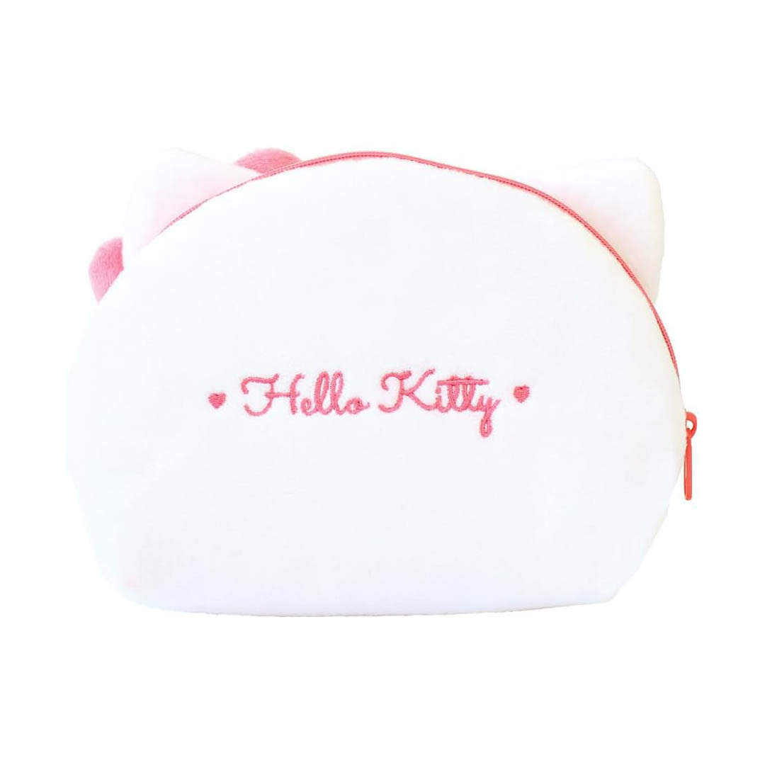 Official Sanrio Hello Kitty Plush Face Pouch Bag