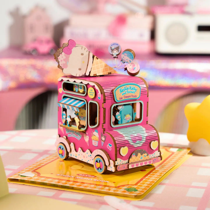 DIY Hello Kitty® and Friends Wooden Music Box: Ice Cream Truck